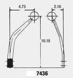 Core Shifter w/ chrome stick for Ford Ranger : 1983-1987 (TK4 & TK5)