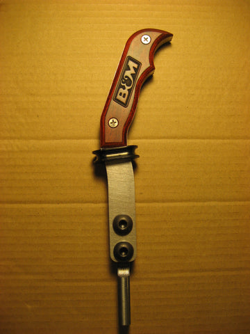 B&M Magnum Rosewood Pistol Grip stick kit for 2009-2023 Dodge Challenger : stock shifter