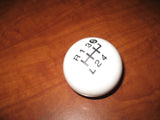6 speed ZF truck engraved shift knob : 3/8"-16 for Hurst chrome sticks
