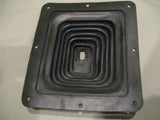 Super Boot w/ plain trim - large rubber floor boot for Hurst chrome shifter sticks