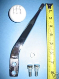 Chrome Shifter Stick #0015 & Knob for 1983-2004 Mustang 5 speed