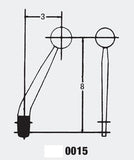 Core Shifter w/ chrome stick for 1983-1989 Starion & Conquest