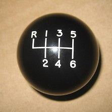 6 speed RUL engraved shift knob BLACK: M12 x 1.25 for 2016-2026 Toyota Tacoma V6