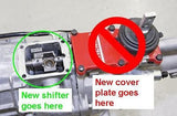 Shifter base for Tremec Magnum aftermarket - forward shift conversion
