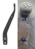 Chrome Shifter Stick #8550 & Knob for 2003-2004 Mustang Cobra 6 speed