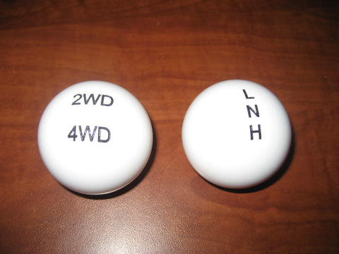 Transfer case shift knob set for Toyota Pickup / 4Runner twin stick conversion