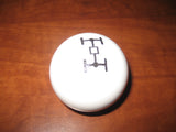 Generic driveline transfer case shift knob for 1982-1994 GM K & V-series (7/16"-14)