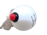 6 speed RUR engraved shift knob w/ Sidewinder switch: 3/8"-16 for Hurst chrome sticks