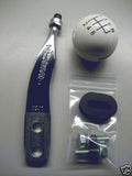 Shifter w/ chrome stick for Magnum XL 6 speed trans swap in 2005+ Mustang