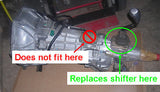 Shifter base for Tremec aftermarket T56 w/ 4-bolt base on tail