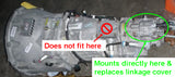 Shifter base for TR6060 Hemi swap from 2009-2023 Challenger