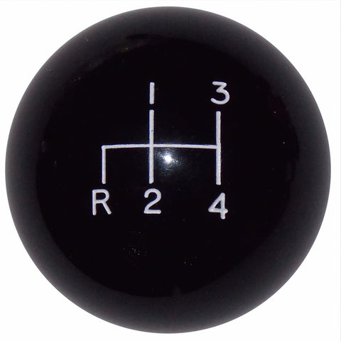 4 speed RDL engraved shift knob BLACK: M12x1.25 for 1981-1987 Toyota Land Cruiser FJ60